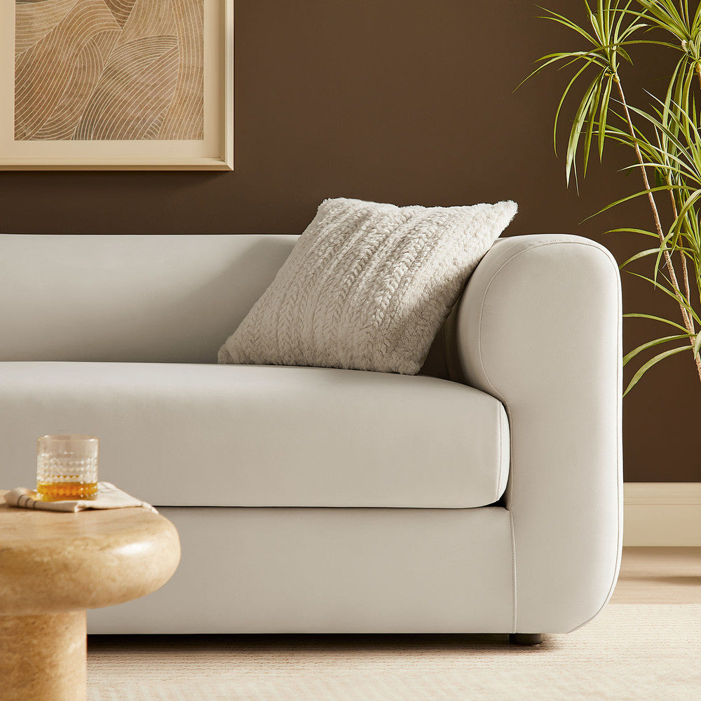 Modway Leif 89" Performance Velvet Upholstered Sofa by Modway-EEI-7281