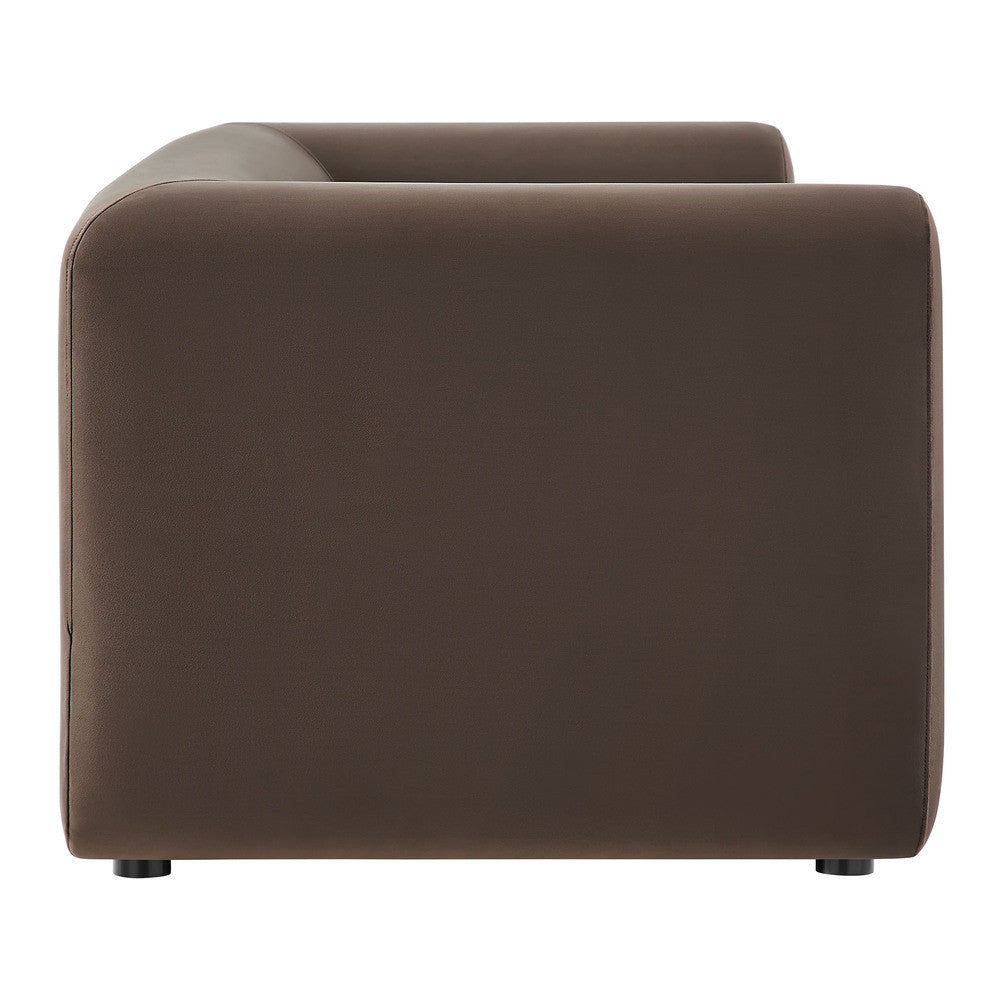 Modway Leif 89" Performance Velvet Upholstered Sofa by Modway-EEI-7281