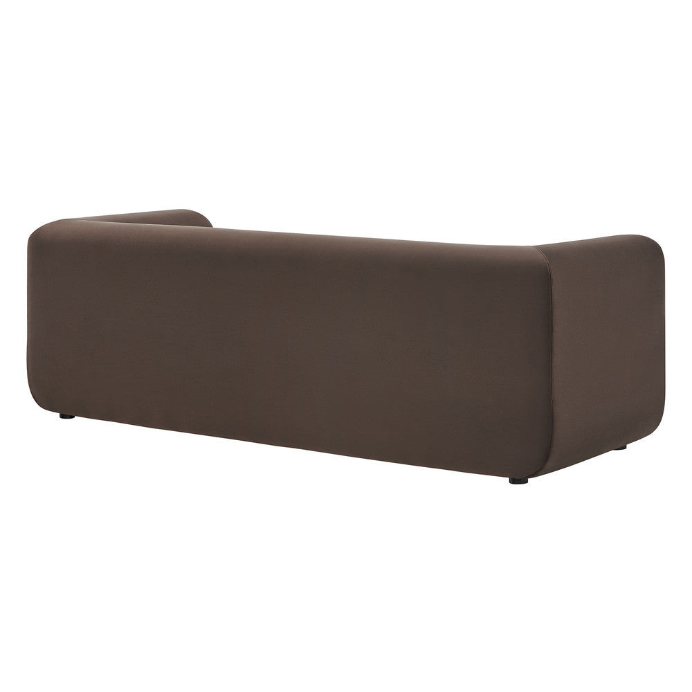 Modway Leif 89" Performance Velvet Upholstered Sofa by Modway-EEI-7281