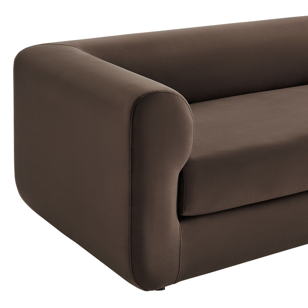 Modway Leif 89" Performance Velvet Upholstered Sofa by Modway-EEI-7281