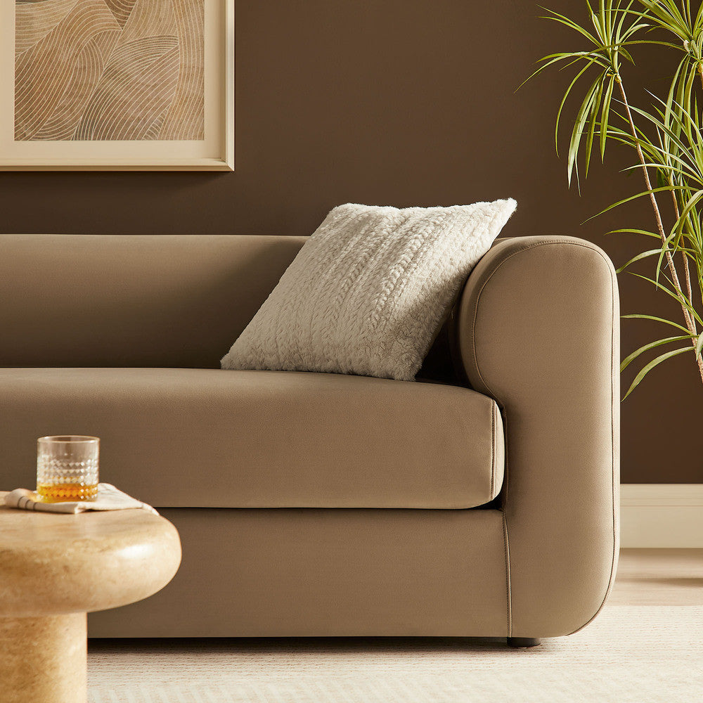 Modway Leif 89" Performance Velvet Upholstered Sofa by Modway-EEI-7281