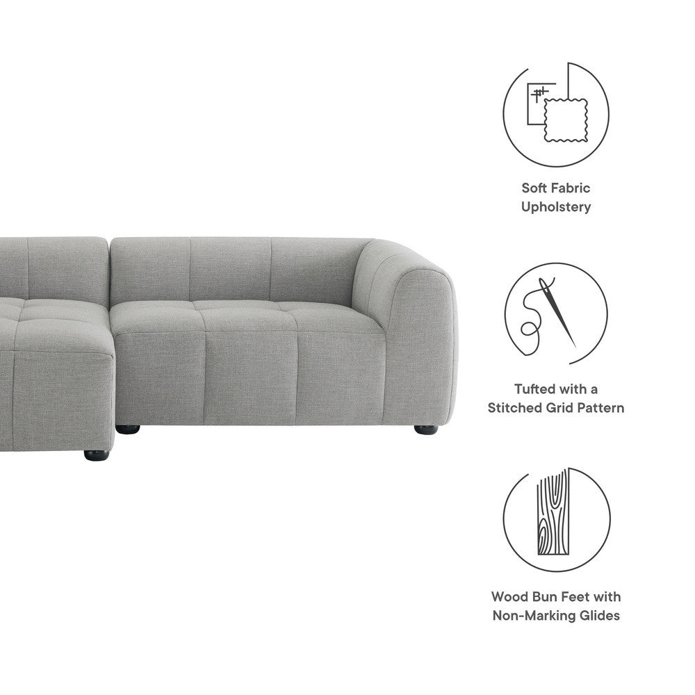 EEI-6868 Liana Left-Facing Upholstered Fabric Modular Sofa with Chaise by Modway