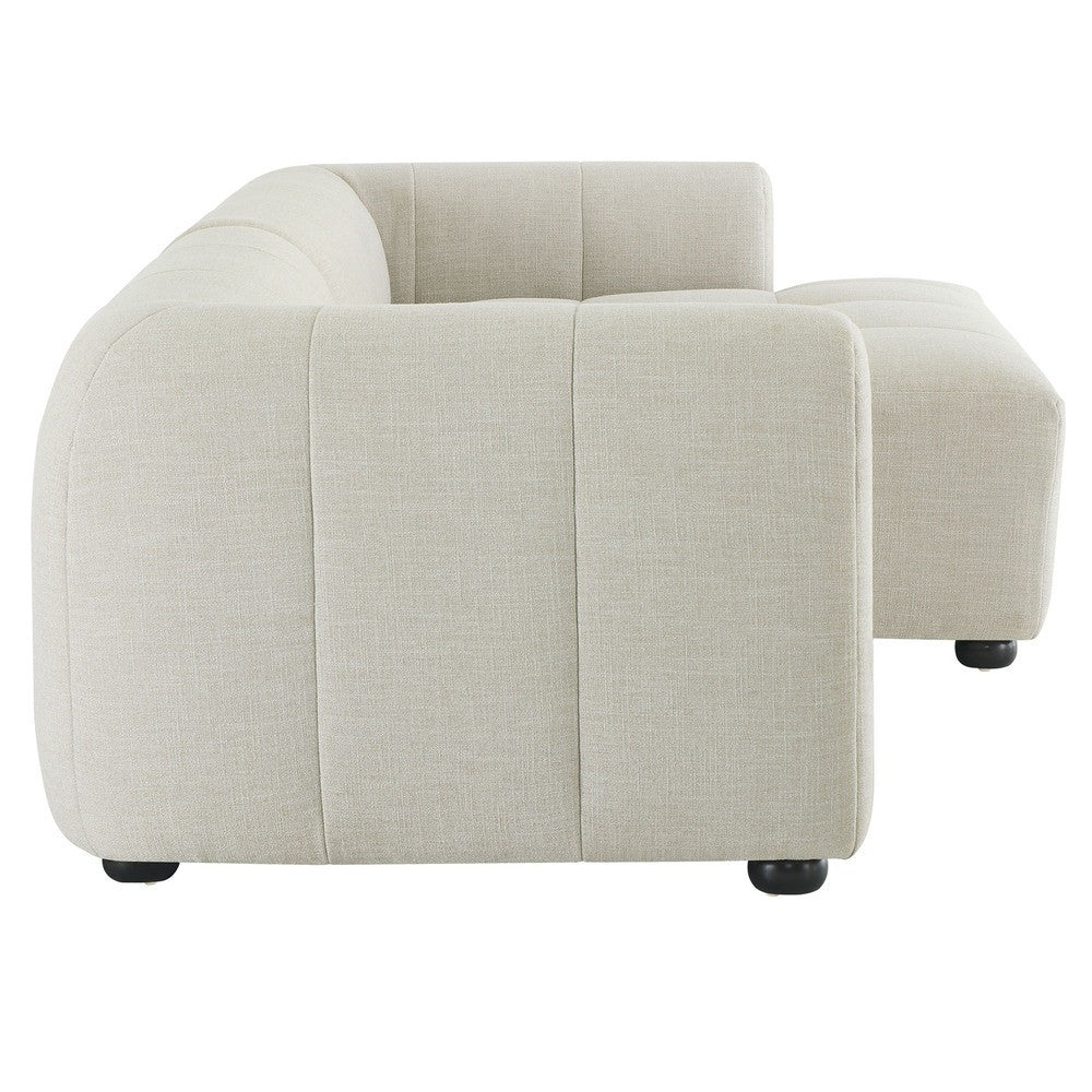 EEI-6869 Liana Right-Facing Upholstered Fabric Modular Sofa with Chaise by Modway