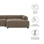 EEI-6869 Liana Right-Facing Upholstered Fabric Modular Sofa with Chaise by Modway