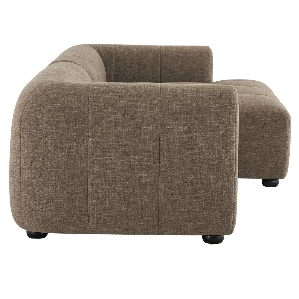EEI-6869 Liana Right-Facing Upholstered Fabric Modular Sofa with Chaise by Modway