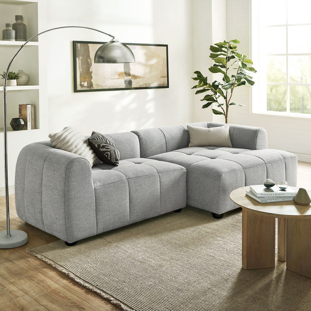 EEI-6869 Liana Right-Facing Upholstered Fabric Modular Sofa with Chaise by Modway