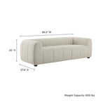 EEI-6866 Liana Upholstered Fabric Sofa by Modway