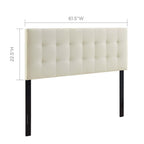MOD-5041 Lily Upholstered Fabric Queen Headboard by Modway