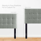 MOD-5148 Lily Upholstered Fabric Twin Headboard by Modway
