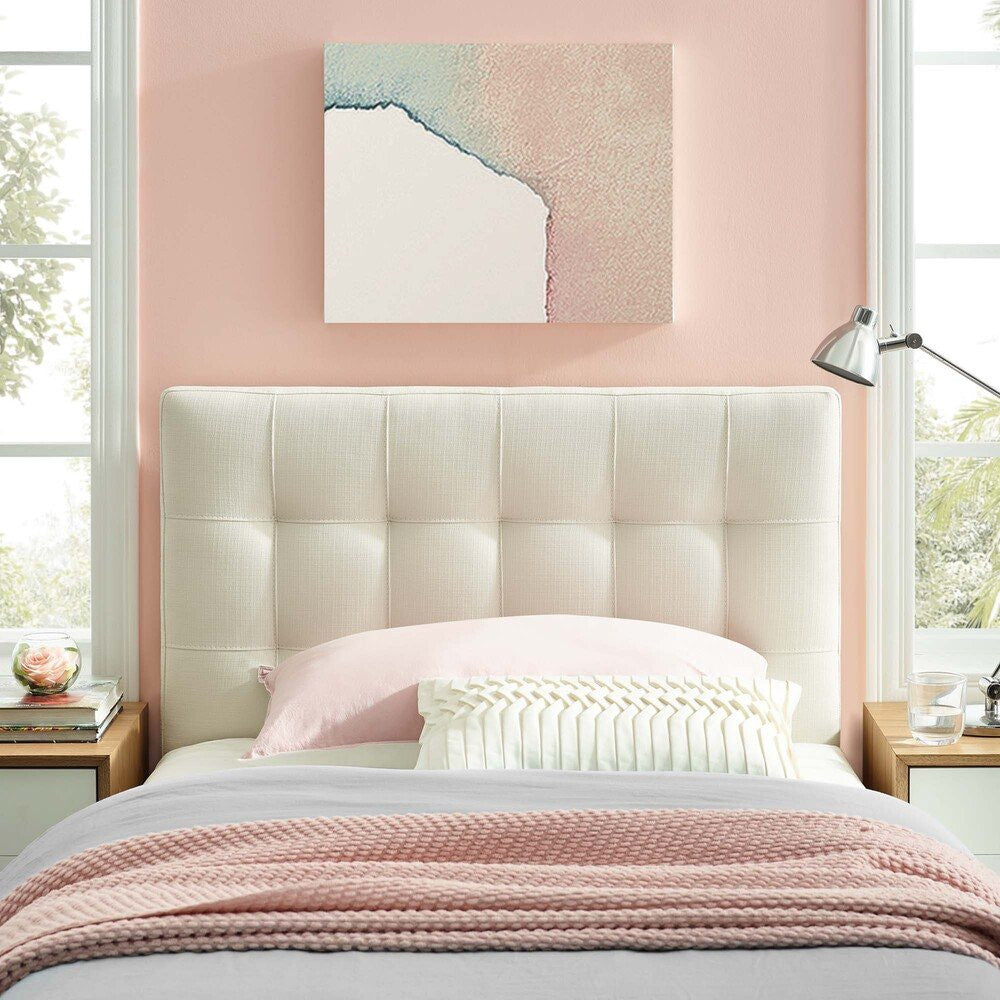 MOD-5148 Lily Upholstered Fabric Twin Headboard by Modway