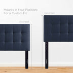 MOD-5148 Lily Upholstered Fabric Twin Headboard by Modway