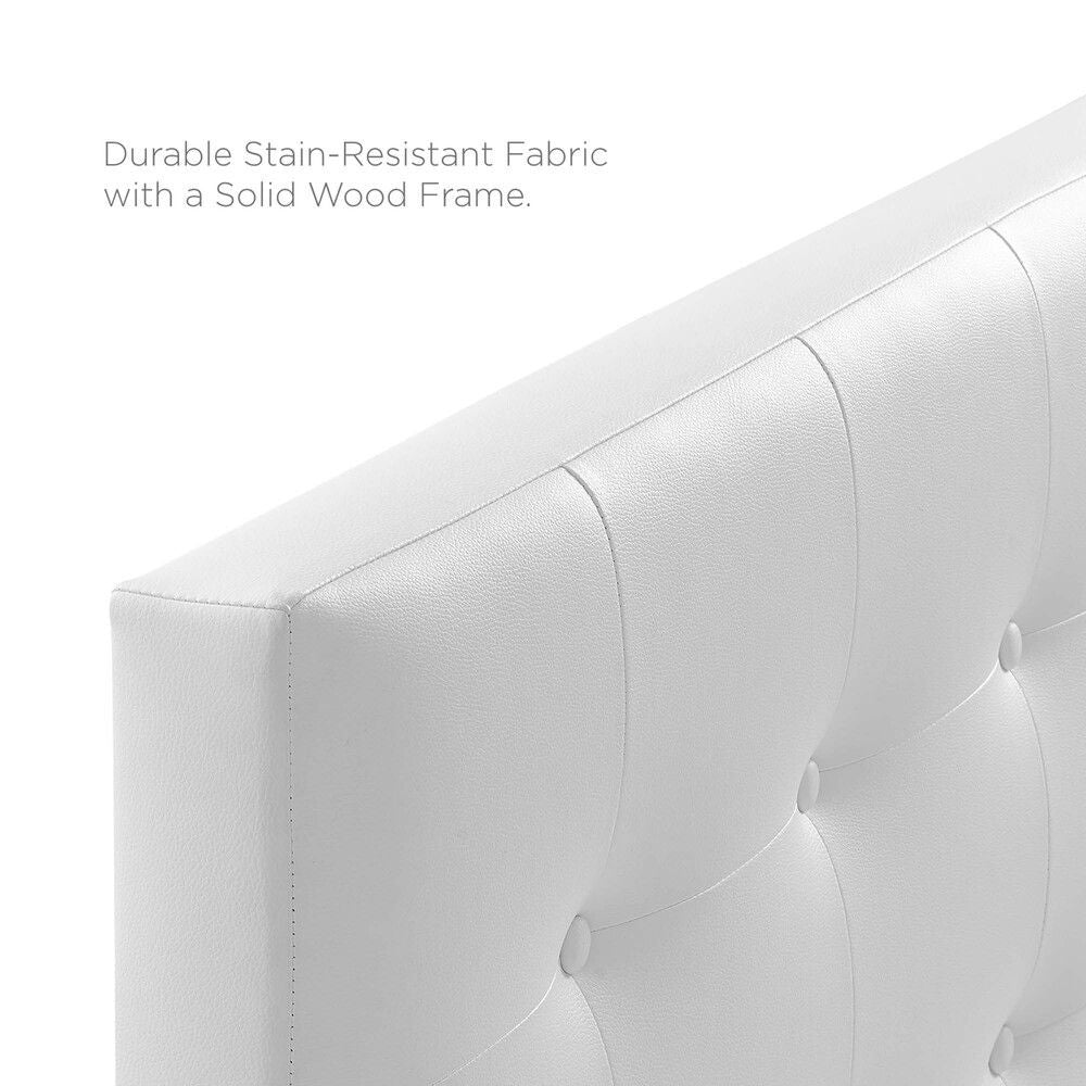 MOD-5145 Lily Upholstered Vinyl King Headboard by Modway