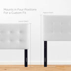 MOD-5145 Lily Upholstered Vinyl King Headboard by Modway
