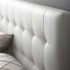 MOD-5145 Lily Upholstered Vinyl King Headboard by Modway