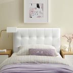 MOD-5149 Lily Upholstered Vinyl Twin Headboard by Modway