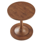 EEI-6573-WAL Lina Round Wood Side Table by Modway