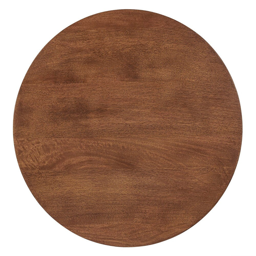 EEI-6573-WAL Lina Round Wood Side Table by Modway