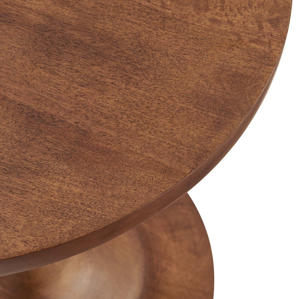 EEI-6573-WAL Lina Round Wood Side Table by Modway