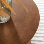 EEI-6573-WAL Lina Round Wood Side Table by Modway