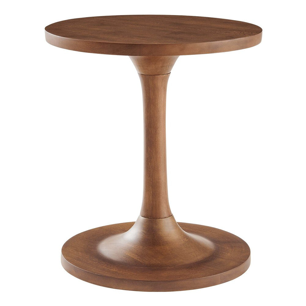 EEI-6573-WAL Lina Round Wood Side Table by Modway