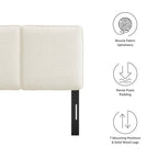 MOD-7145 Lindee Boucle Fabric Twin Headboard by Modway