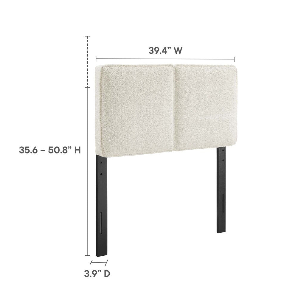 MOD-7145 Lindee Boucle Fabric Twin Headboard by Modway