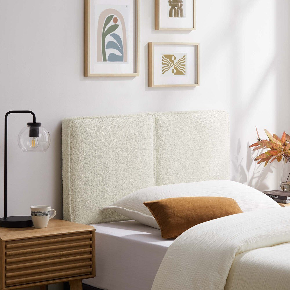 MOD-7145 Lindee Boucle Fabric Twin Headboard by Modway