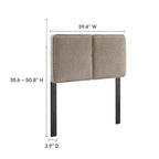 MOD-7145 Lindee Boucle Fabric Twin Headboard by Modway