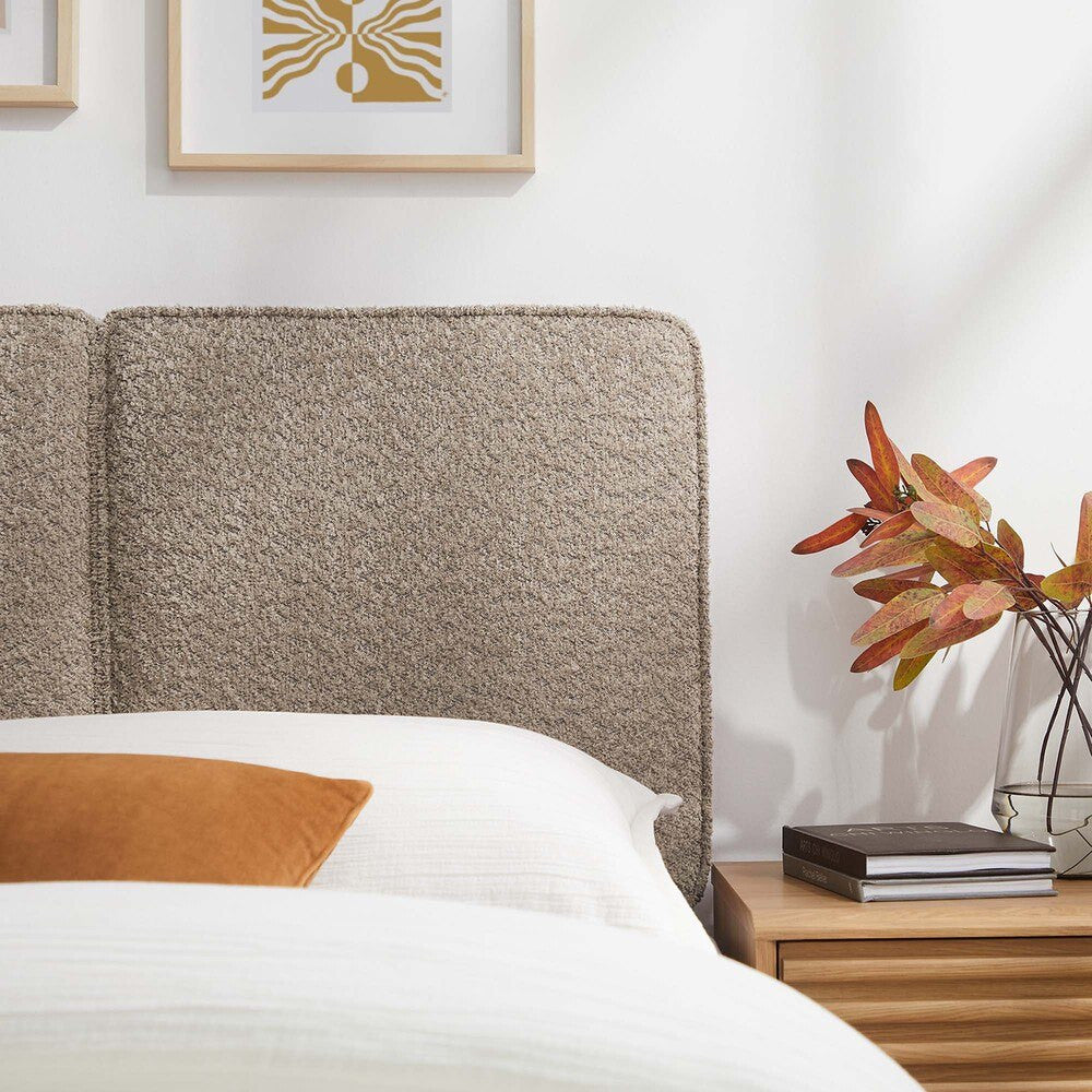 MOD-7145 Lindee Boucle Fabric Twin Headboard by Modway