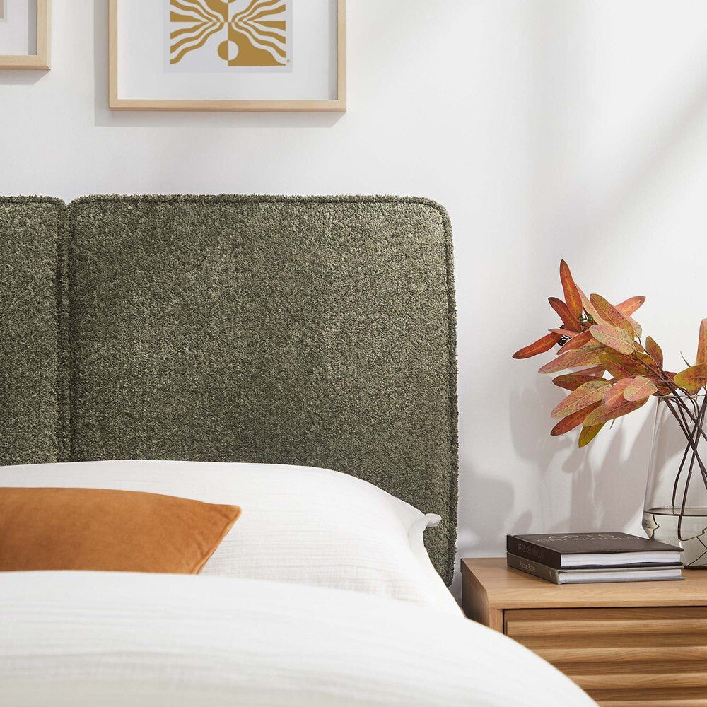 MOD-7145 Lindee Boucle Fabric Twin Headboard by Modway