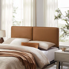 MOD-7150-TAN Lindee Vegan Leather King Headboard by Modway