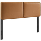 MOD-7150-TAN Lindee Vegan Leather King Headboard by Modway