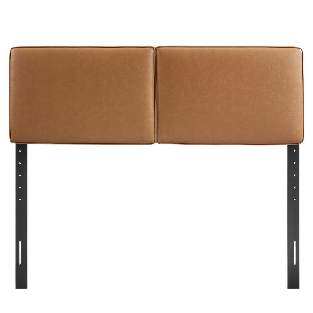 MOD-7148-TAN Lindee Vegan Leather Queen Headboard by Modway