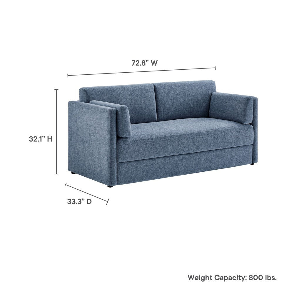 EEI-7012 Linden Upholstered Heathered Chenille Sofa by Modway