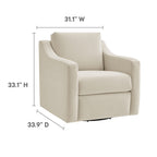 Modway Liora Performance Velvet Armchair by Modway-EEI-7282