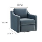 Modway Liora Performance Velvet Armchair by Modway-EEI-7282