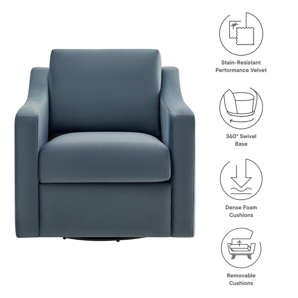 Modway Liora Performance Velvet Armchair by Modway-EEI-7282