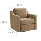 Modway Liora Performance Velvet Armchair by Modway-EEI-7282