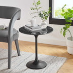 EEI-5690 Lippa 20" Round Faux Marble Side Table by Modway