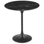 EEI-5690 Lippa 20" Round Faux Marble Side Table by Modway