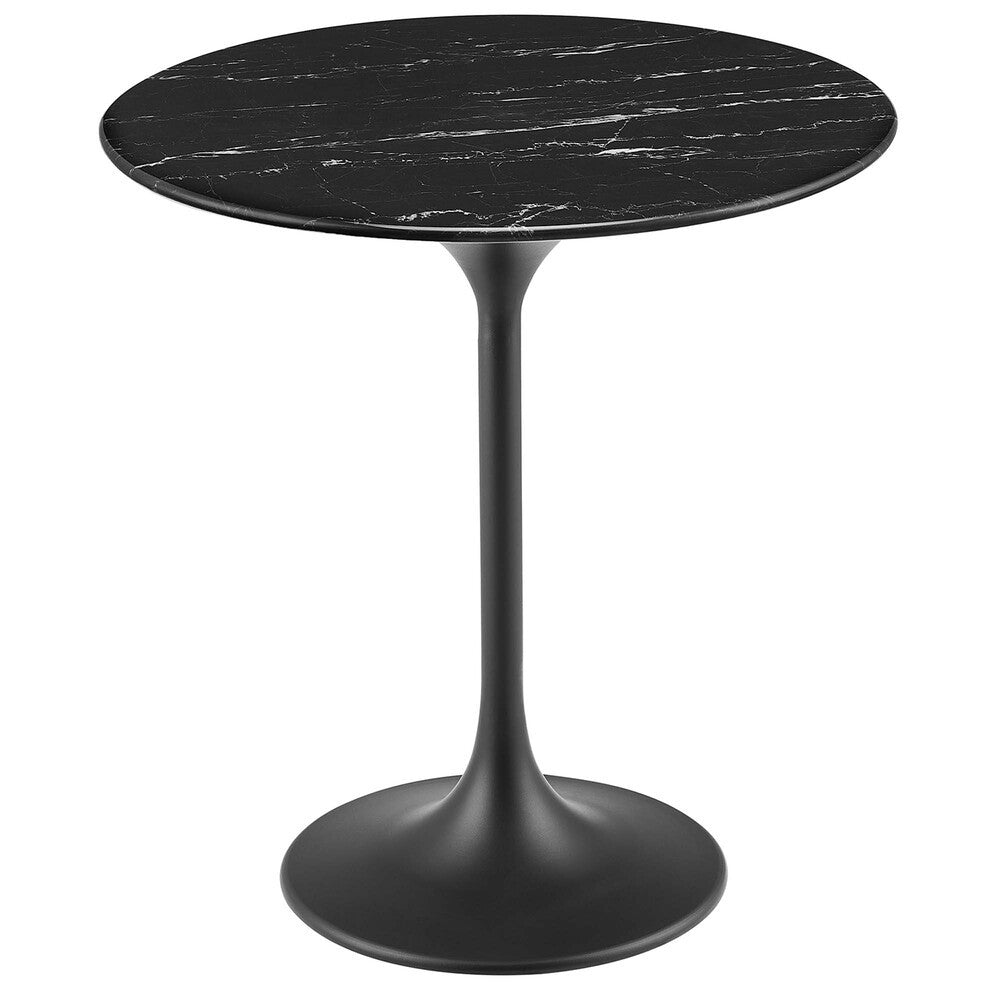 EEI-5690 Lippa 20" Round Faux Marble Side Table by Modway