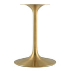 EEI-3210-GLD-WHI Lippa 24" Square Wood Dining Table by Modway