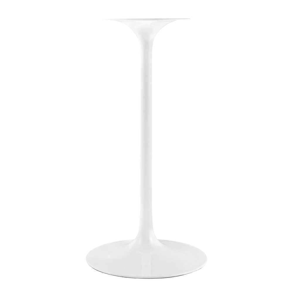 EEI-1825-WHI Lippa 28" Round Wood Bar Table by Modway