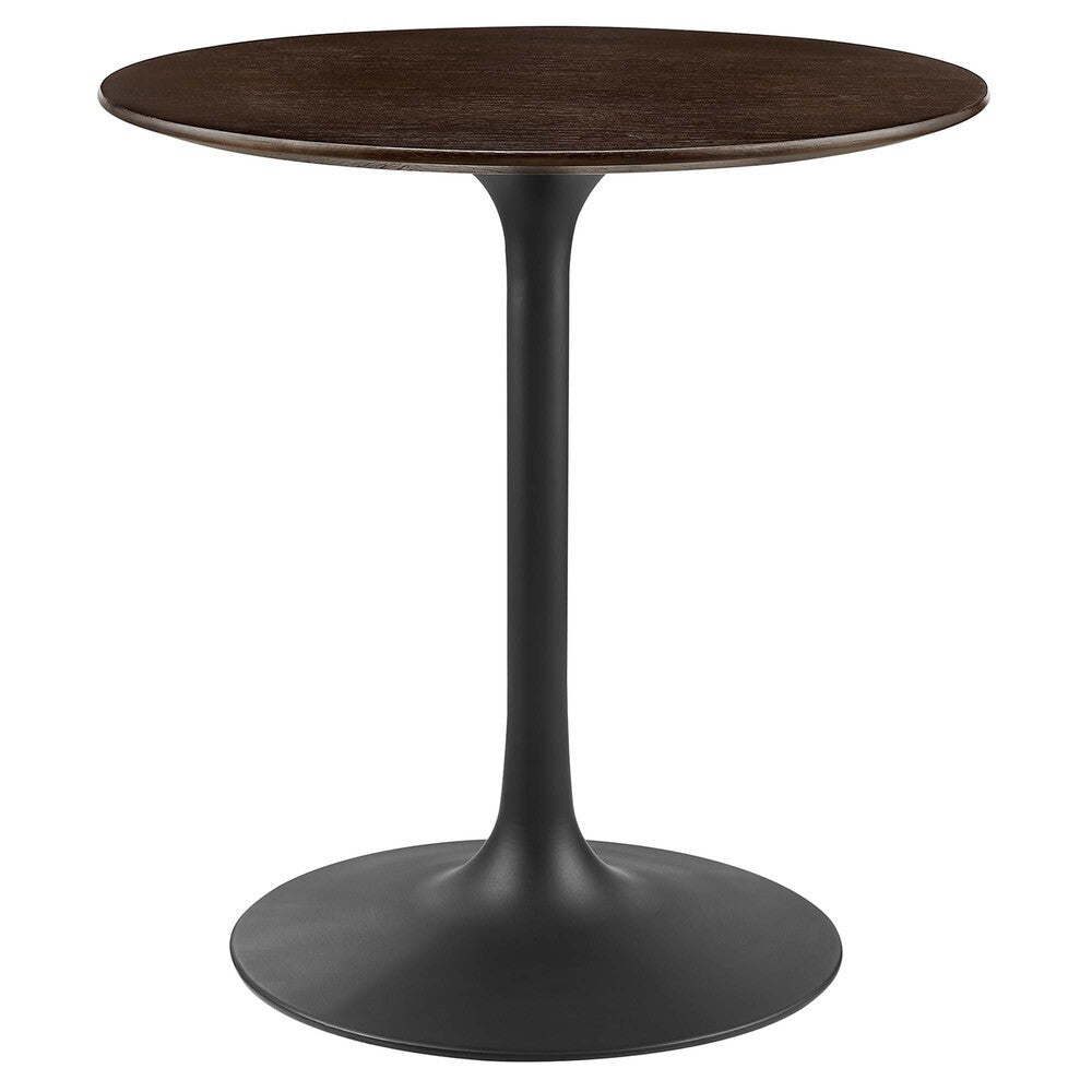 EEI-4861-BLK-CHE Lippa 28" Round Wood Dining Table by Modway