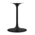 EEI-3513-BLK-WHI Lippa 28" Square Wood Dining Table by Modway