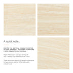 EEI-6752-GLD-TRA Lippa 36" Round Faux Travertine Dining Table by Modway