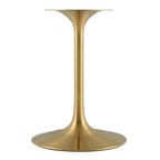 EEI-3209-GLD-WHI Lippa 36" Round Wood Dining Table by Modway