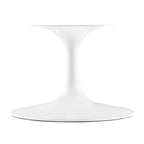 EEI-5187-WHI-CHE Lippa 36" Round Wood Coffee Table by Modway