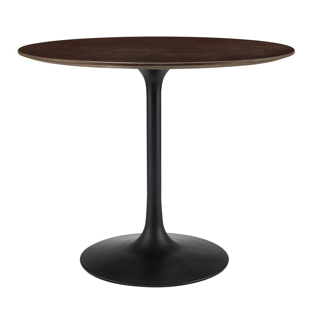 EEI-4862-BLK-CHE Lippa 36" Round Wood Dining Table by Modway