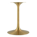 EEI-3212-GLD-WHI Lippa 36" Square Wood Dining Table by Modway